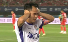 郭皓专注赛场，忽略外界声音
