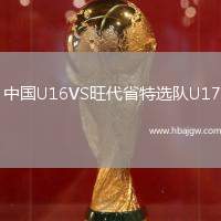 中国U16VS旺代省特选队U17